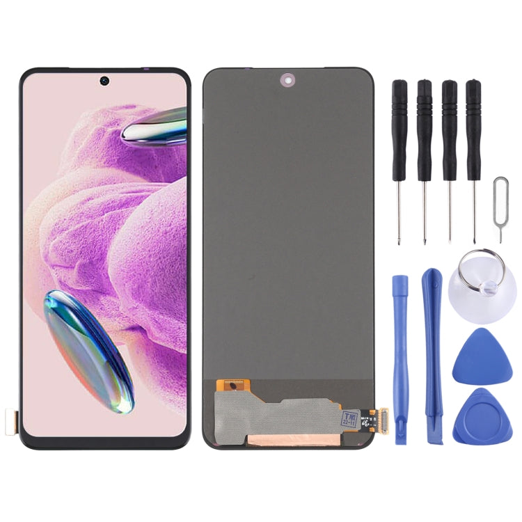 Pour Xiaomi Redmi Note 12S Écran LCD OLED OEM avec assemblage complet de numériseur