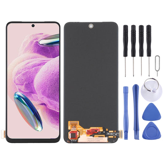 Pour Xiaomi Redmi Note 12S AMOLED matériel écran LCD d'origine et numériseur assemblage complet