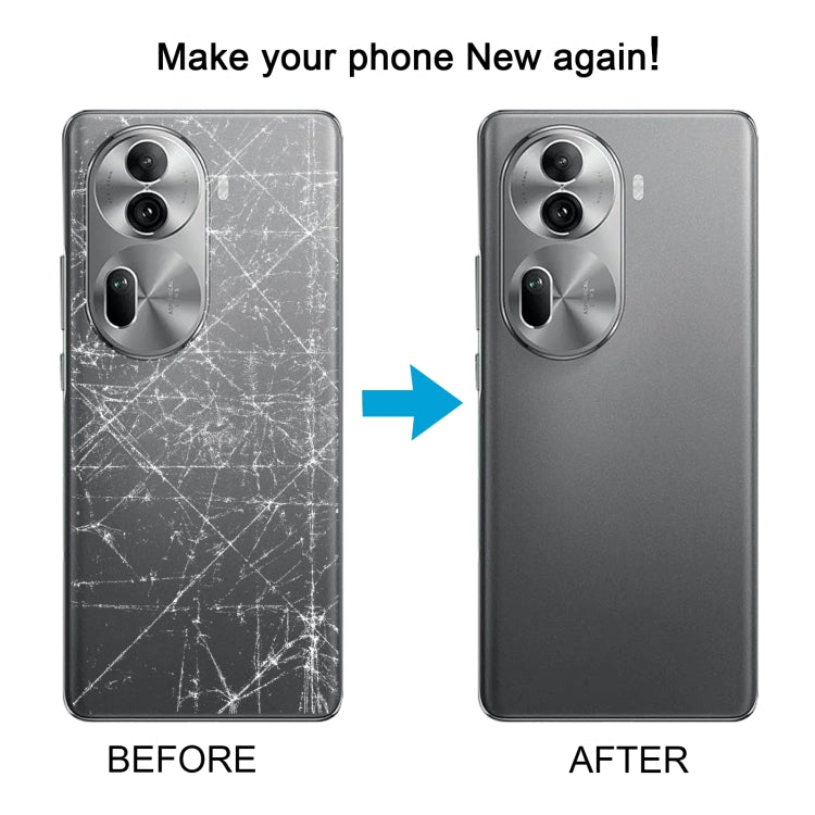 Couvercle arrière de batterie Global pour OPPO Reno11 Pro, avec couvercle d'objectif d'appareil photo