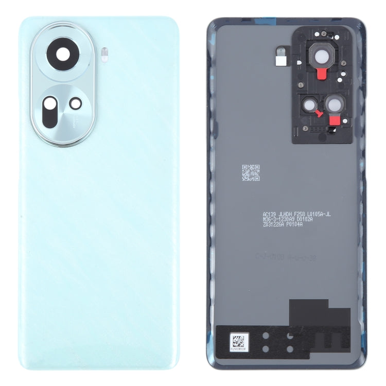Couvercle arrière de batterie d'origine mondiale pour OPPO Reno11, avec couvercle d'objectif d'appareil photo