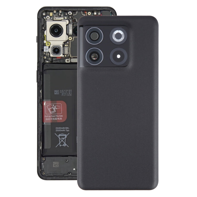 Couvercle arrière de batterie pour OnePlus 11T, avec couvercle d'objectif d'appareil photo
