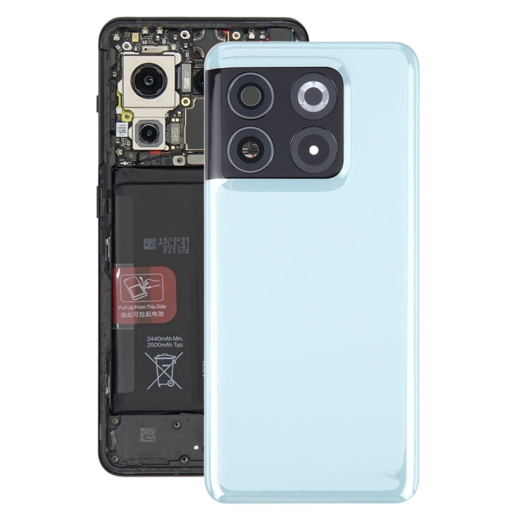 Couvercle arrière de batterie pour OnePlus 11T, avec couvercle d'objectif d'appareil photo