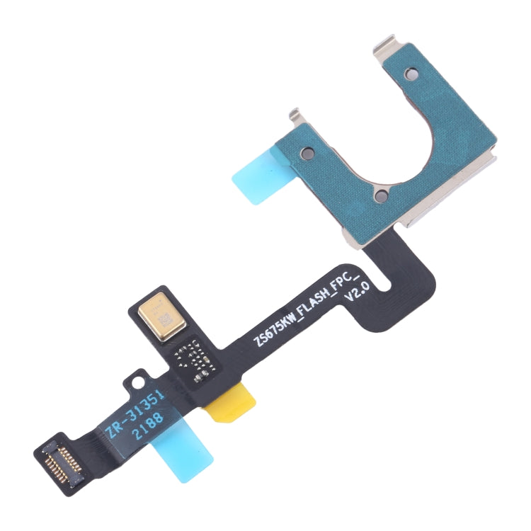 Pour Asus Zenfone 8 Microphone à rabat + câble flexible de capteur de lumière