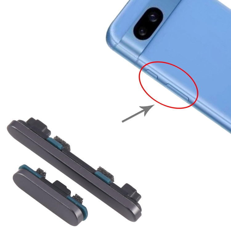 Pour Google Pixel 8A Bouton d'alimentation + Bouton de contrôle du volume