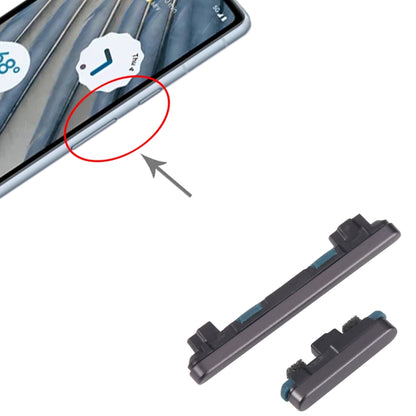 Pour Google Pixel 7A Bouton d'alimentation + Bouton de contrôle du volume