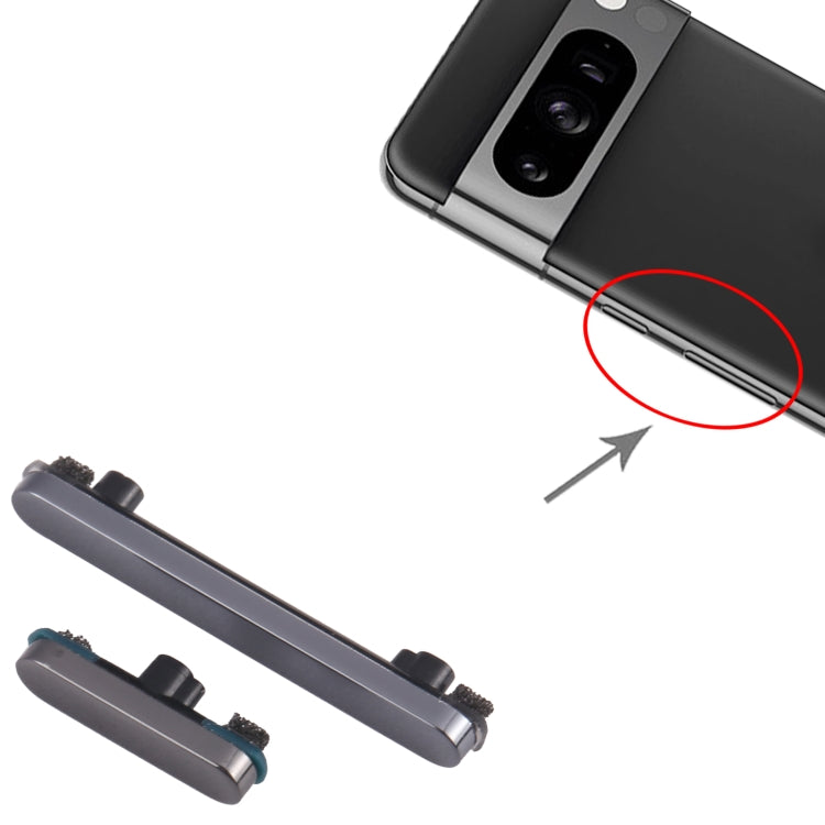 Pour Google Pixel 8 Pro Bouton d'alimentation + Bouton de contrôle du volume