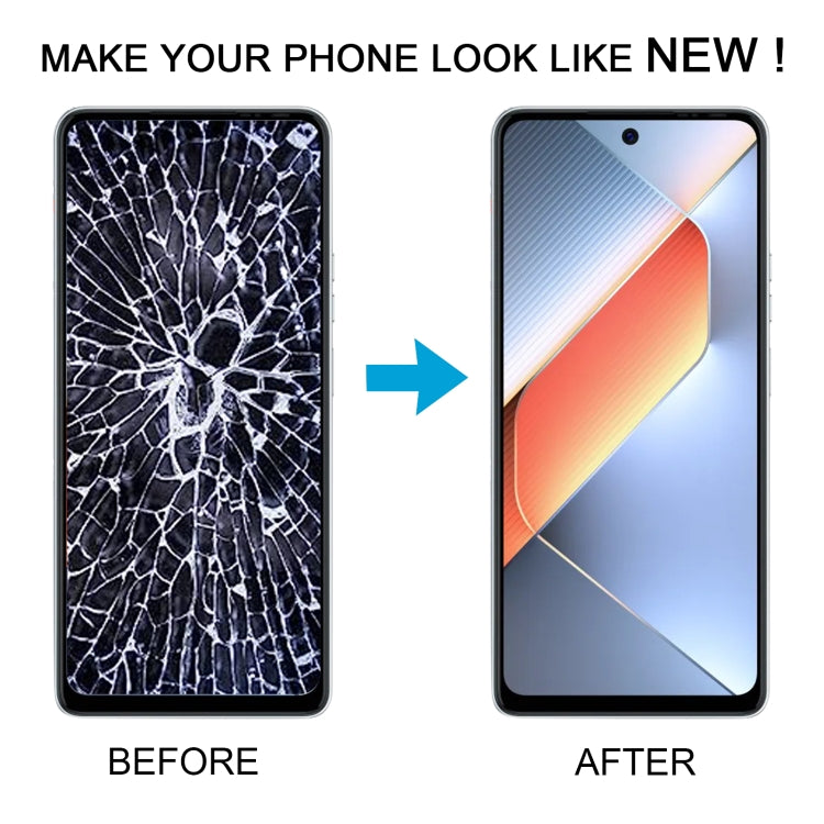 Pour Tecno Pova 6 écran LCD AMOLED d'origine avec assemblage complet de numériseur