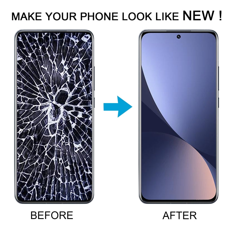 Pour Xiaomi 12 Original AMOLED matériel LCD écran numériseur assemblage complet avec cadre