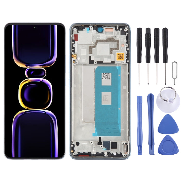 Pour Xiaomi Redmi K60 Pro matériau OLED d'origine écran LCD numériseur assemblage complet avec cadre