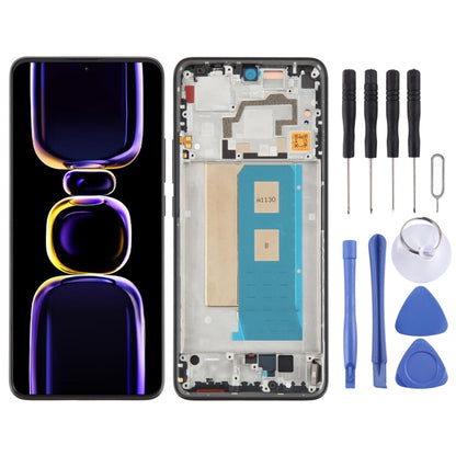 Pour Xiaomi Poco F5 Pro matériau AMOLED d'origine écran LCD numériseur assemblage complet avec cadre