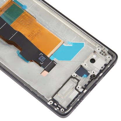 Pour Xiaomi Poco F5 Original AMOLED matériel LCD écran numériseur assemblage complet avec cadre