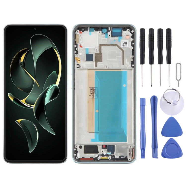 Pour Xiaomi Redmi K60 matériau AMOLED Ultra Original écran LCD numériseur assemblage complet avec cadre