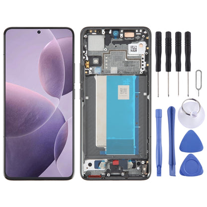 Pour Xiaomi Redmi K70 matériau AMOLED d'origine écran LCD numériseur assemblage complet avec cadre