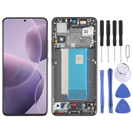 Pour Xiaomi Redmi K70 matériau AMOLED d'origine écran LCD numériseur assemblage complet avec cadre