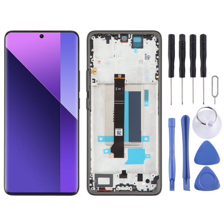 Pour Xiaomi Redmi Note 13 Pro + matériau AMOLED d'origine écran LCD numériseur assemblage complet avec cadre