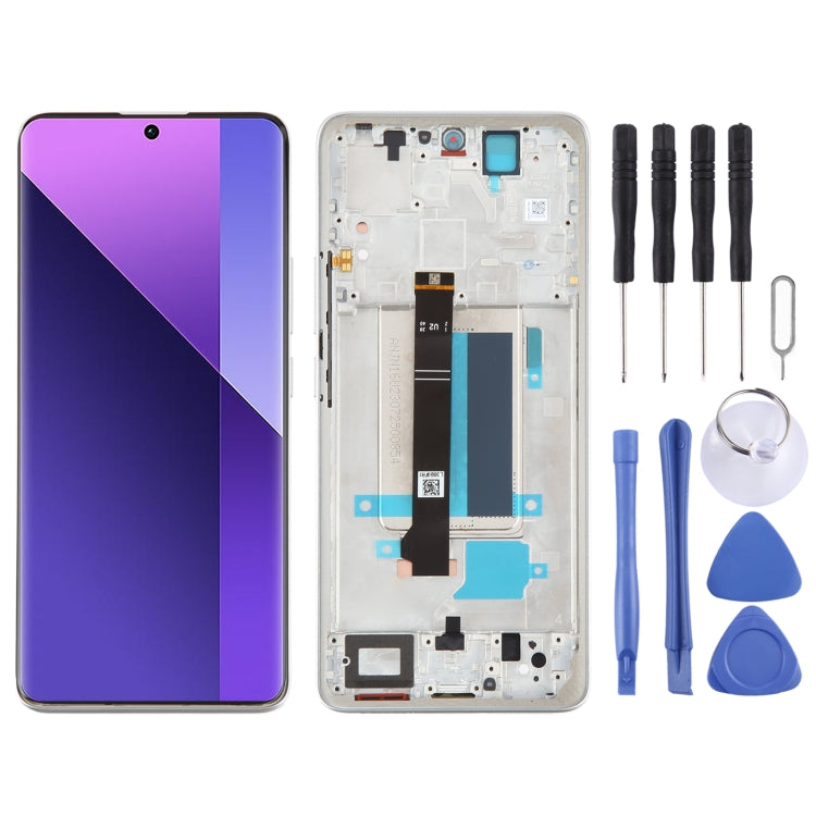 Pour Xiaomi Redmi Note 13 Pro + matériau AMOLED d'origine écran LCD numériseur assemblage complet avec cadre