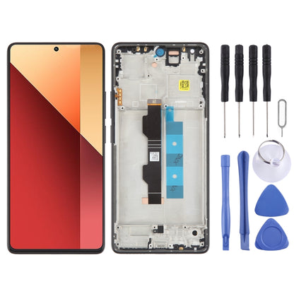 Pour Xiaomi Redmi Note 13 Pro 4G matériau AMOLED d'origine écran LCD numériseur assemblage complet avec cadre