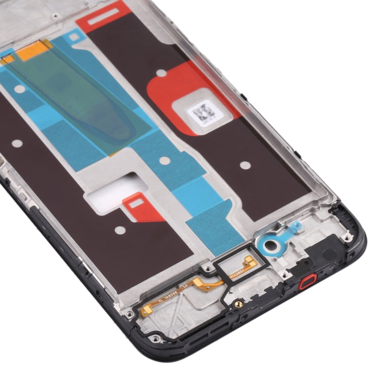 Pour Realme Narzo 50 4G RMX3286, boîtier avant, cadre LCD, plaque de lunette, For Realme Narzo 50 4G