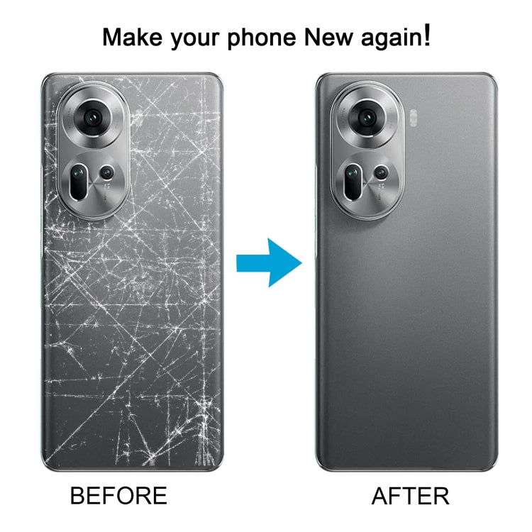 Couvercle arrière de batterie d'origine pour OPPO Reno11 5G, avec couvercle d'objectif d'appareil photo