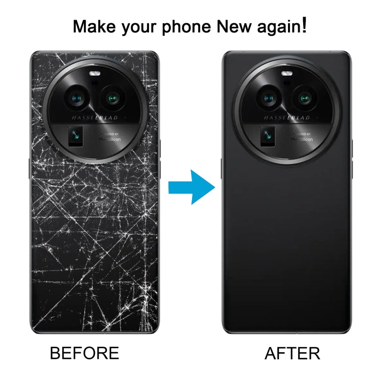 Couvercle arrière de batterie d'origine pour OPPO Find X6 Pro, avec couvercle d'objectif d'appareil photo