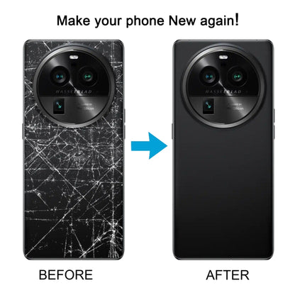 Couvercle arrière de batterie d'origine pour OPPO Find X6 Pro, avec couvercle d'objectif d'appareil photo