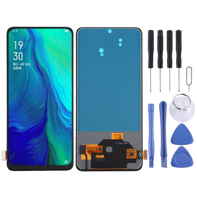 Pour OPPO Reno 5G TFT matériel écran LCD et numériseur assemblage complet, pas d'identification par empreinte digitale