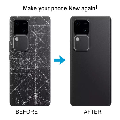 Couvercle arrière de batterie d'origine pour vivo V30, avec couvercle d'objectif d'appareil photo