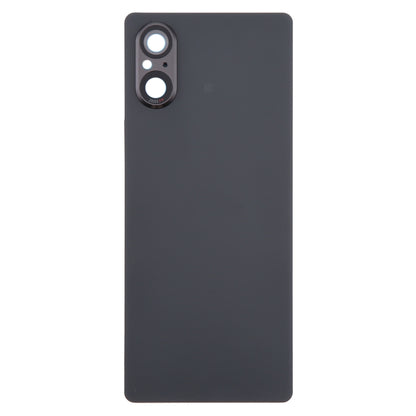 Couvercle arrière de batterie pour Sony Xperia 5 V, avec couvercle d'objectif d'appareil photo