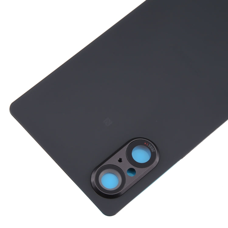 Couvercle arrière de batterie pour Sony Xperia 5 V, avec couvercle d'objectif d'appareil photo