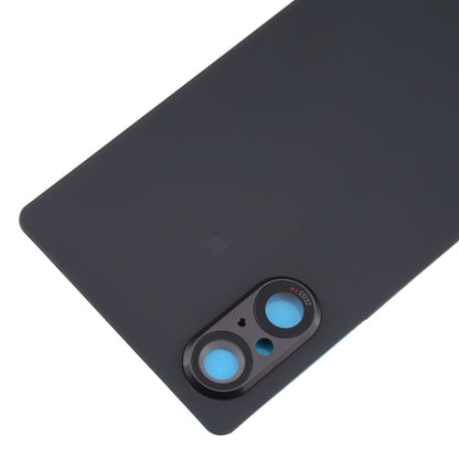 Couvercle arrière de batterie pour Sony Xperia 5 V, avec couvercle d'objectif d'appareil photo