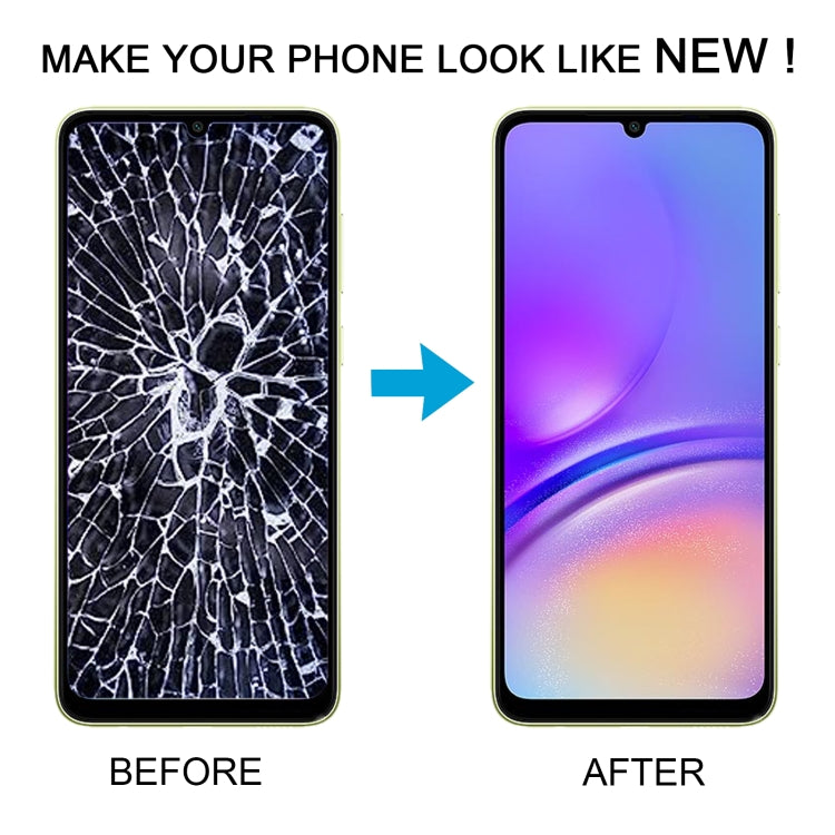 Pour Samsung Galaxy A05 SM-A055F écran LCD d'origine numériseur assemblage complet avec cadre