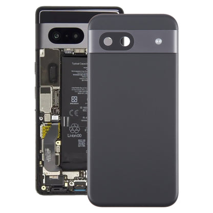 Couvercle arrière de batterie d'origine pour Google Pixel 8a, avec couvercle d'objectif d'appareil photo