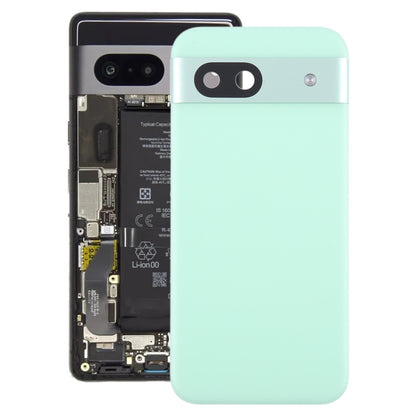 Couvercle arrière de batterie d'origine pour Google Pixel 8a, avec couvercle d'objectif d'appareil photo