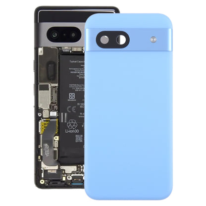 Couvercle arrière de batterie d'origine pour Google Pixel 8a, avec couvercle d'objectif d'appareil photo