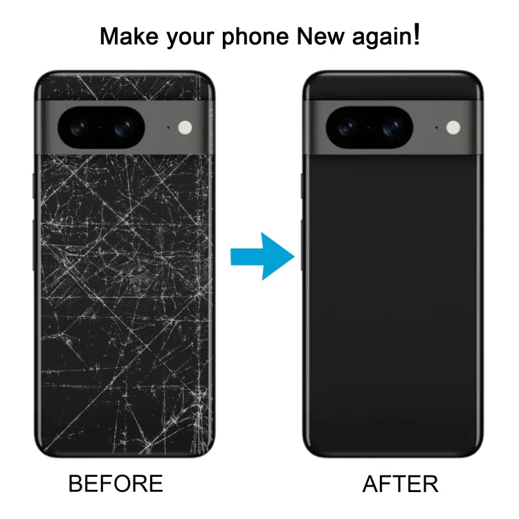 Couvercle arrière de batterie d'origine pour Google Pixel 8a, avec couvercle d'objectif d'appareil photo
