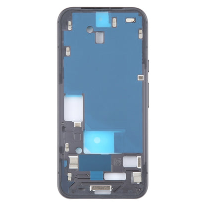 Pour Google Pixel 8a, plaque de cadre central d'origine, avec touches latérales