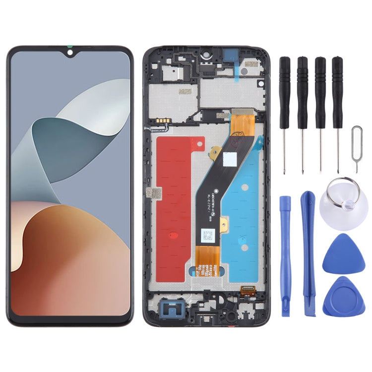 Pour ZTE Blade A34 Écran LCD numériseur Assemblage complet avec cadre