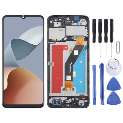 Pour ZTE Blade A54LCD écran numériseur assemblage complet avec cadre