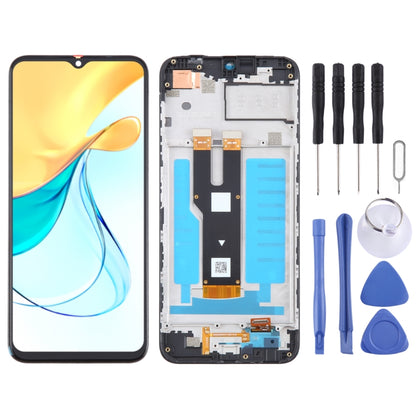 Pour ZTE Axon 50 Lite 8050 écran LCD numériseur assemblage complet avec cadre