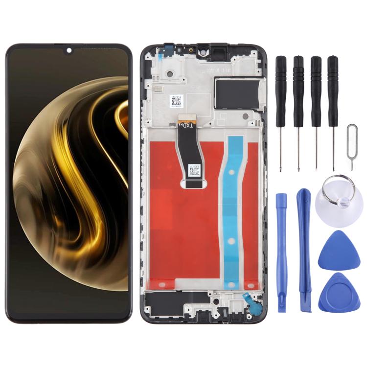 Pour Huawei Nova Y72 écran LCD d'origine numériseur assemblage complet avec cadre