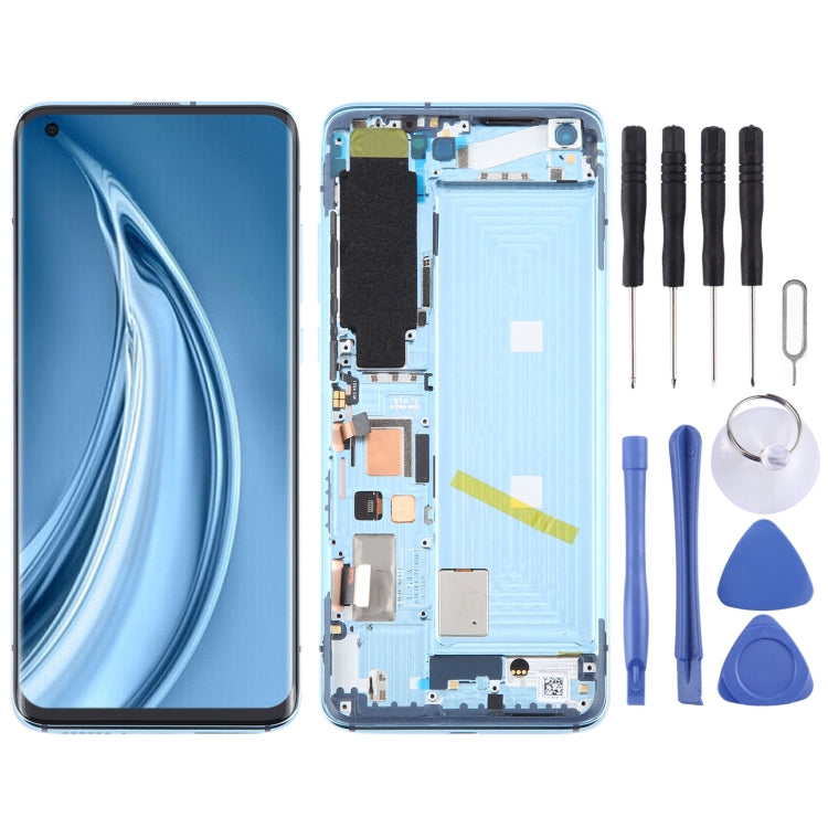 Pour Xiaomi 10s Original AMOLED LCD Écran Numériseur Assemblage Complet avec Cadre
