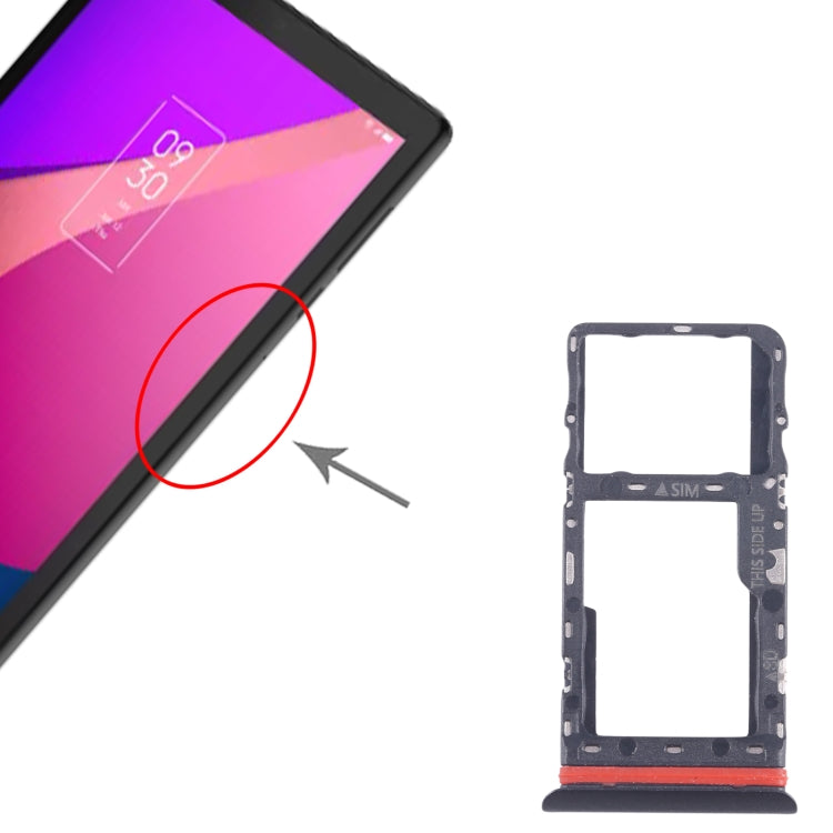 Pour TCL Tab 10 5G 9183G Plateau de carte SIM + Plateau de carte Micro SD