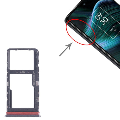 Pour TCL Stylus 5G LCD T779W Plateau de carte SIM + Plateau de carte Micro SD