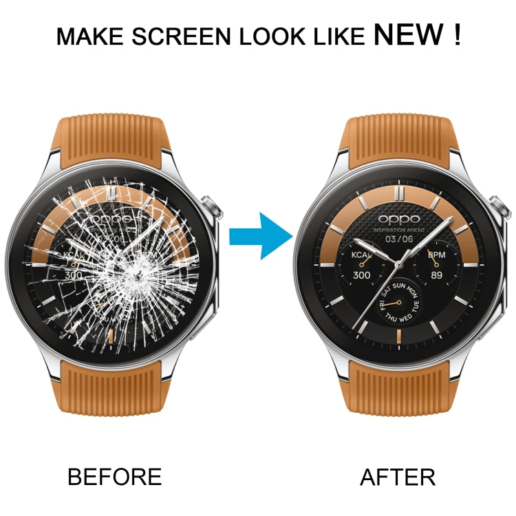 Pour écran LCD OPPO Watch X et numériseur, assemblage complet avec cadre