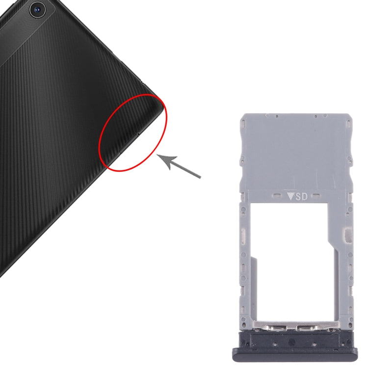 Pour TCL Tab 8 4G Plateau de carte Micro SD d'origine