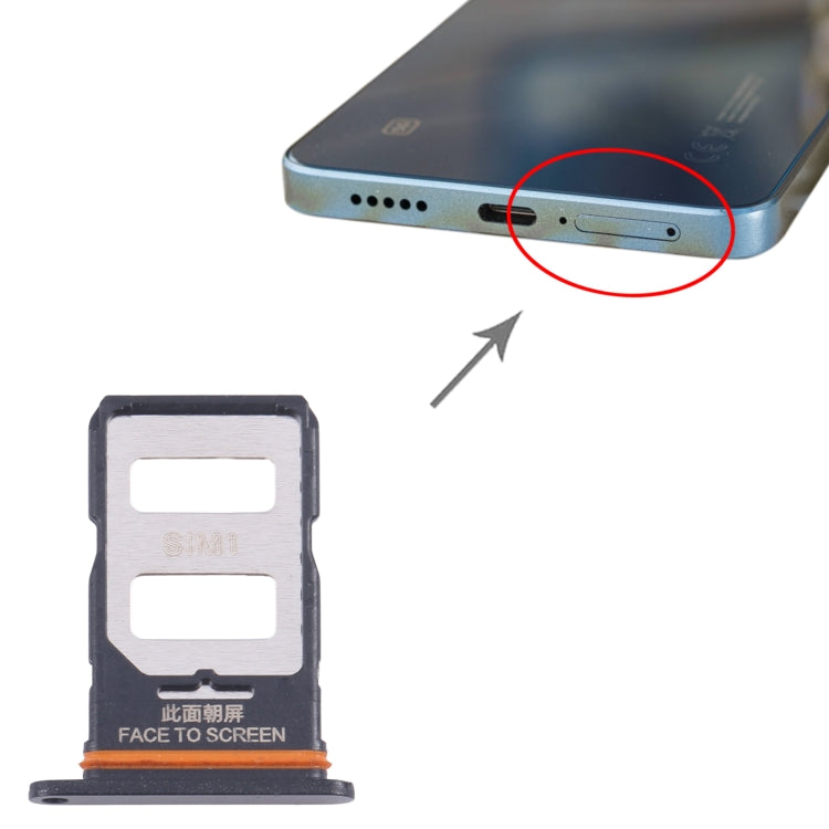 Pour Xiaomi Poco X6 5G Plateau de carte SIM d'origine + Plateau de carte SIM