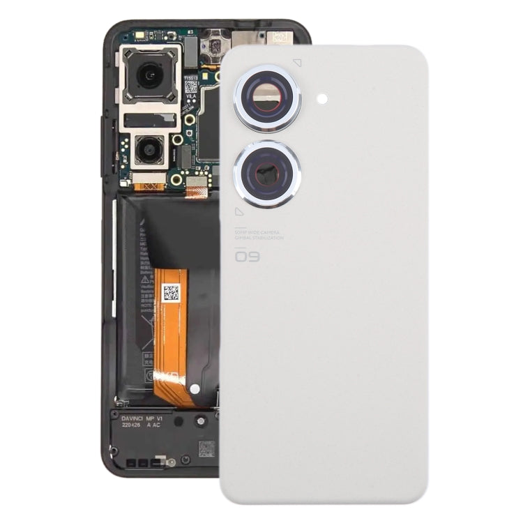 Couvercle arrière de batterie d'origine pour Asus Zenfone 9 AI2202, avec couvercle d'objectif d'appareil photo