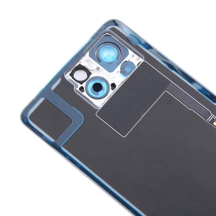 Pour Asus ROG Phone 8 AI2401 Couvercle arrière de batterie en verre d'origine avec couvercle d'objectif d'appareil photo