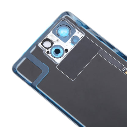 Pour Asus ROG Phone 8 AI2401 Couvercle arrière de batterie en verre d'origine avec couvercle d'objectif d'appareil photo