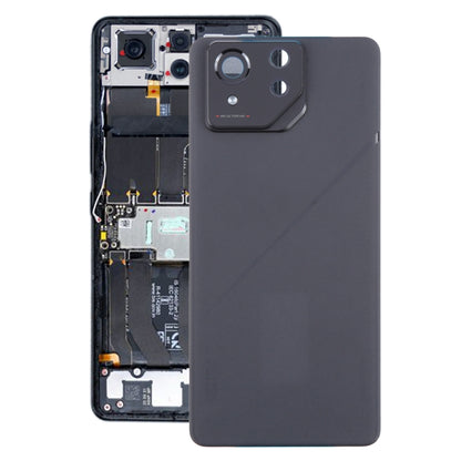 Couvercle arrière de batterie en verre d'origine pour Asus ROG Phone 8 Pro AI2401, avec couvercle d'objectif d'appareil photo